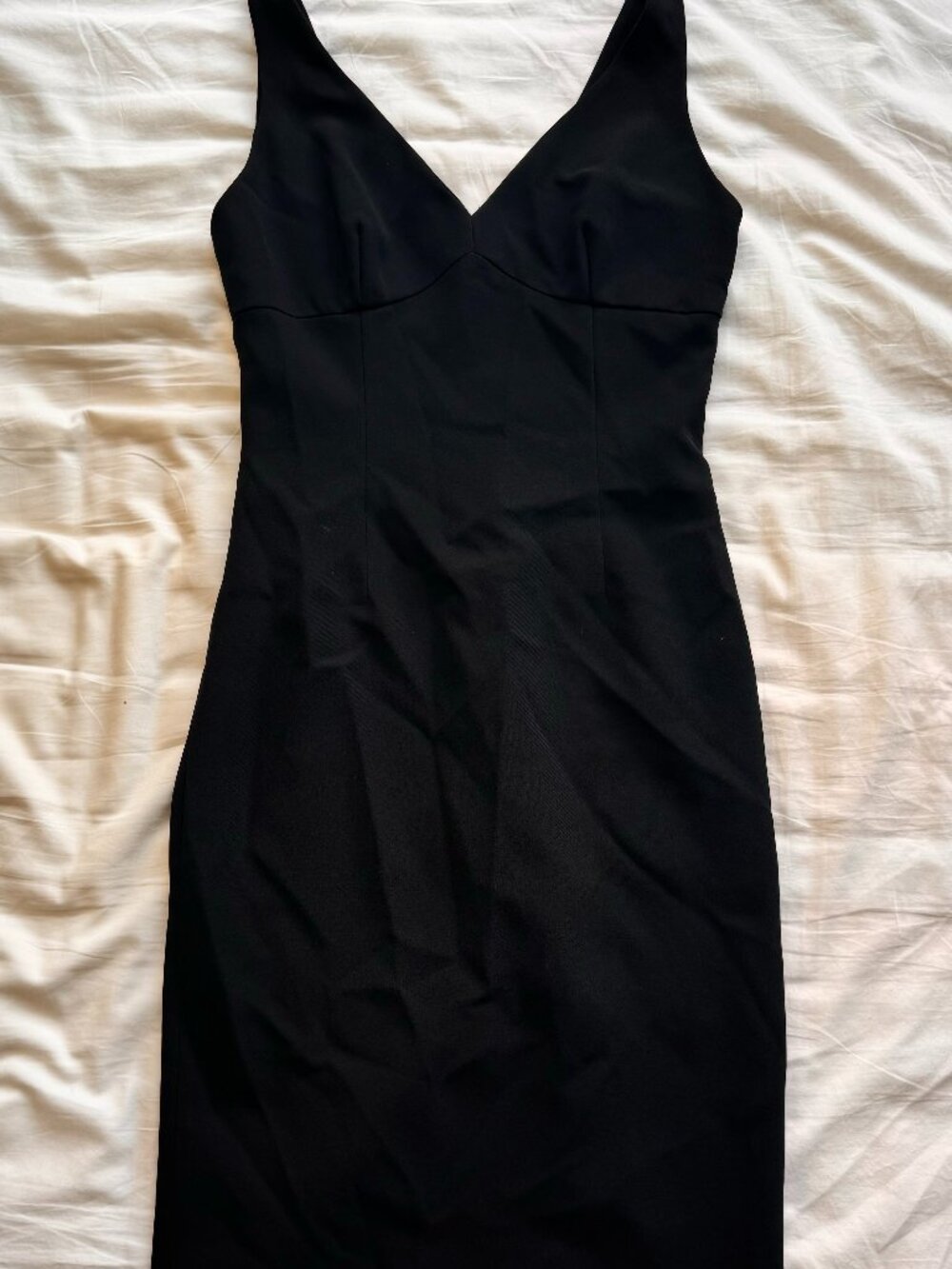 SANDRA ANGELOZZI black mid-thigh dress sleeveless size 34